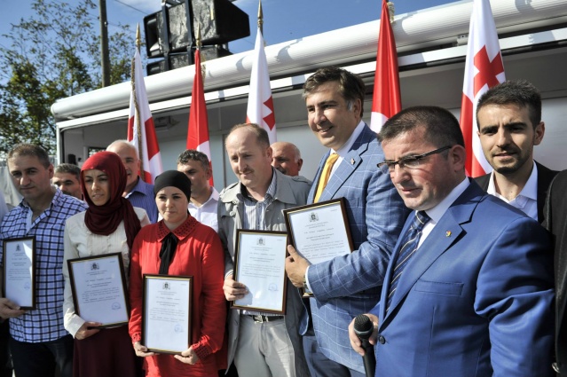 Gürcistan Devlet Başkanı Mikheil Saakaşvili Samsun ve Ordu'da