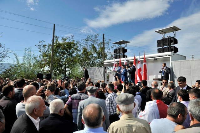 Gürcistan Devlet Başkanı Mikheil Saakaşvili Samsun ve Ordu'da