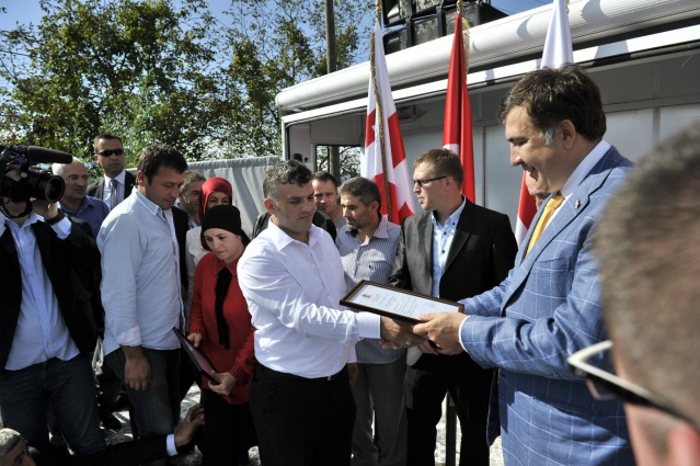 Gürcistan Devlet Başkanı Mikheil Saakaşvili Samsun ve Ordu'da