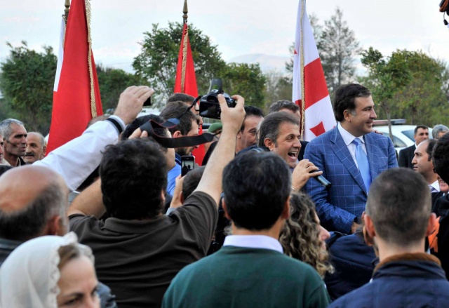 Gürcistan Devlet Başkanı Mikheil Saakaşvili Sakarya, İzmit ve İstanbul'da