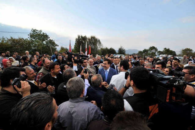 Gürcistan Devlet Başkanı Mikheil Saakaşvili Sakarya, İzmit ve İstanbul'da