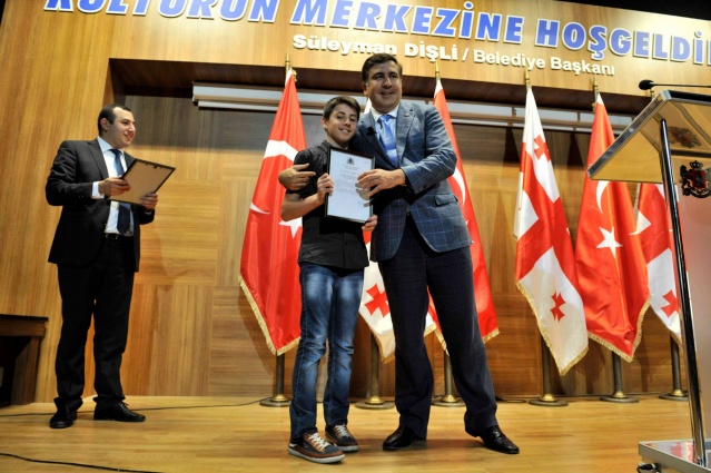 Gürcistan Devlet Başkanı Mikheil Saakaşvili Sakarya, İzmit ve İstanbul'da