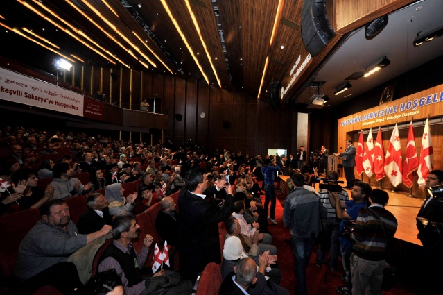 Gürcistan Devlet Başkanı Mikheil Saakaşvili Sakarya, İzmit ve İstanbul'da