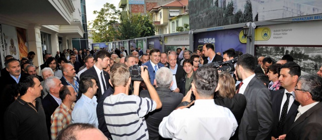 Gürcistan Devlet Başkanı Mikheil Saakaşvili Sakarya, İzmit ve İstanbul'da