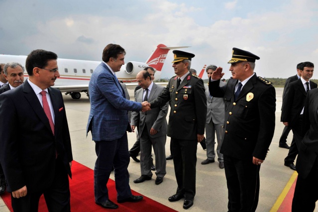 Gürcistan Devlet Başkanı Mikheil Saakaşvili Sakarya, İzmit ve İstanbul'da