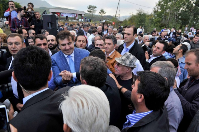 Gürcistan Devlet Başkanı Mikheil Saakaşvili Sakarya, İzmit ve İstanbul'da